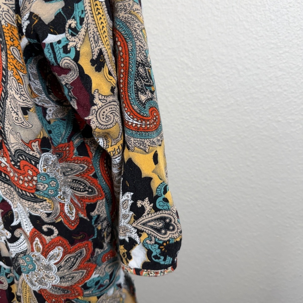 Fig and Flower Paisley Print Tunic - Multicolor - Picture 4 of 7
